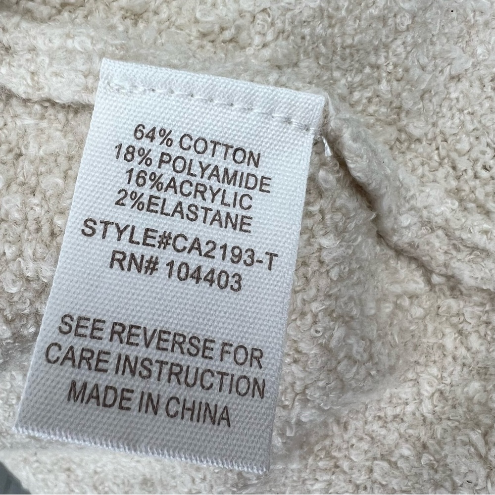 NWT Cozy Life by the River Oatmeal Textured Knit Tank Top Small Large - Picture 5 of 5